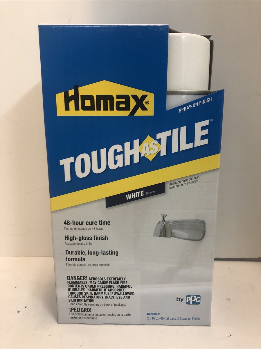 Homax Tub and Sink One-Part Spray-On Epoxy, White, 32 oz