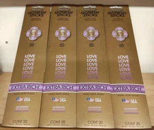 Gonesh Extra Rich Incense Sticks 4 Packs-80 Sticks Total-Love