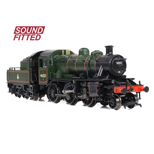Graham Farish 372-630SF LMS IVATT 2MT Class No.46521 BR Lined Green Early SOUND - Imagen 2 de 4