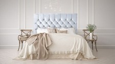 ALEXA PLUSH  VELVET 30" HEADBOARD-3FT-4FT-4FT6"-5FT-6FT
