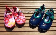 Kleinkinder UV-Schutz Aqua-Schuh, Badeschuhe Pirat oder Blümchen