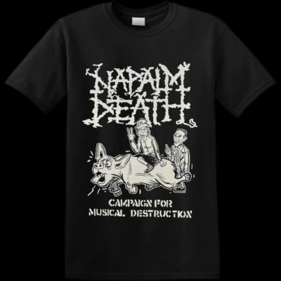 NAPALM DEATH - 'Campaign For Musical Destruction' Black All Size Shirt BB100