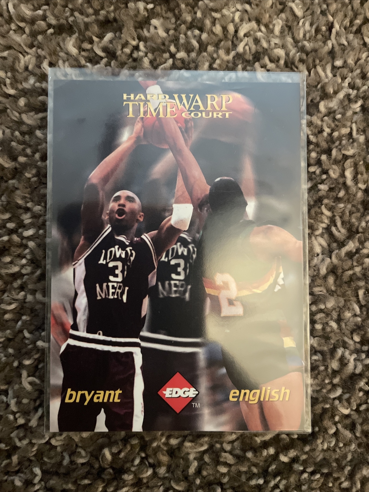 KOBE BRYANT 1996 COLLECTORS EDGE TIME WARP ROOKIE BASKETBALL #6967/12000 TW3