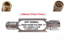 High pass Filter N type connector HPF 890MHZ 50ohm