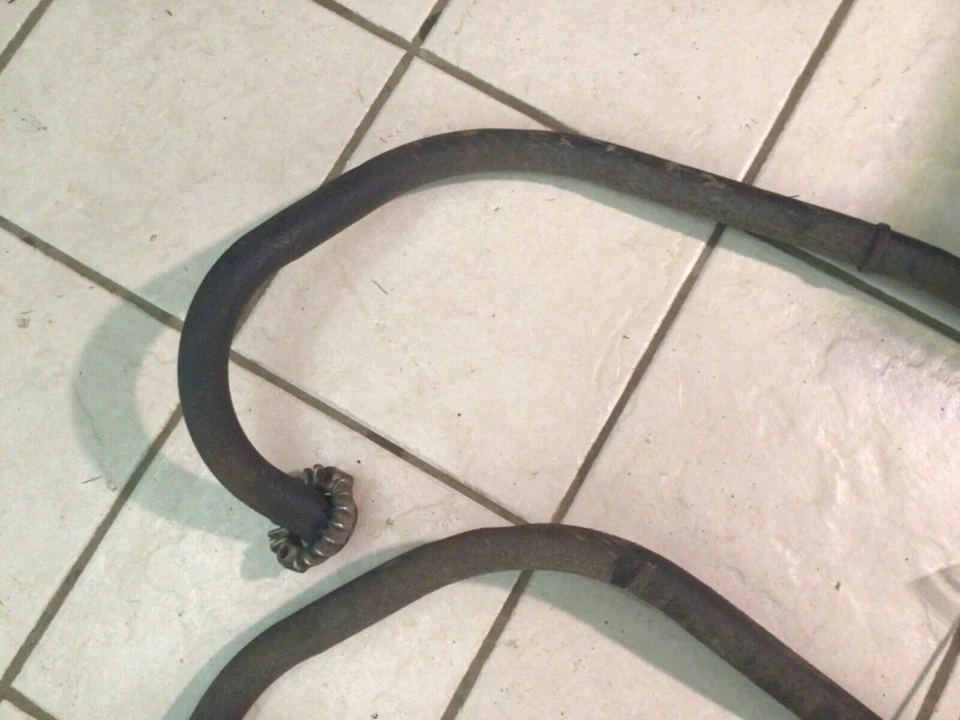 Honda Sl350 1972 tubos de escape 71 70 72 tubo recto Foto 3 de 4