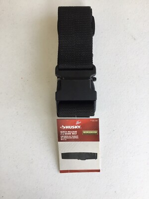Husky inch Quick Release Work Tool Belt, Adjustable, W/Tag, New