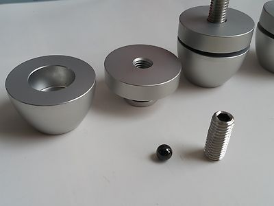 3set HiFi Speaker Spike Feet Stand Base Cerabase classic center ball 