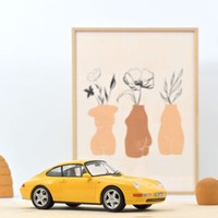 Norev 187596 Porsche 911 Carrera 1994 - Yellow 1:18 Neu/Ovp
