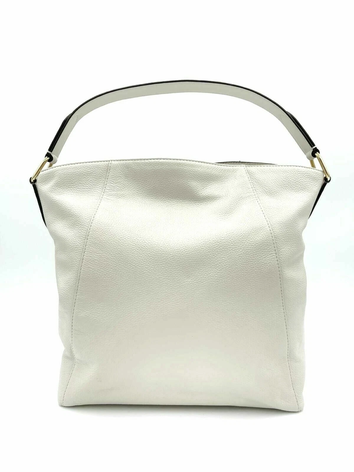 NUOVA BORSA A MANO MICHAEL KORS OFF WHITE IN PELLE GRANDE ZIP HOBO $328