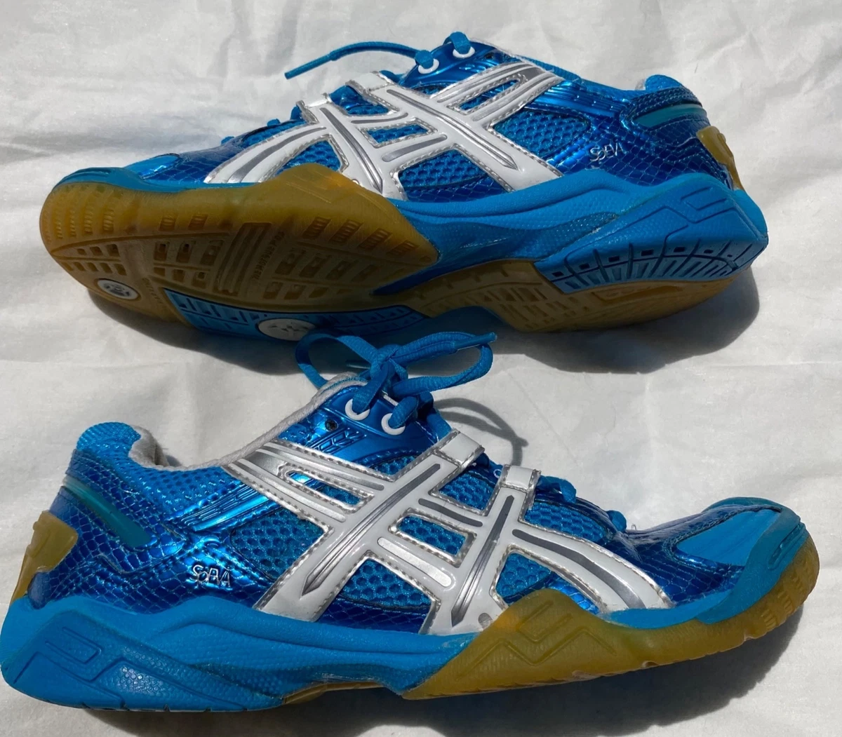 Electrificeren Bridge pier ruw Women&#039;s ASICS Gel Domain 2 Volleyball Court Shoes DIVA Blue/White Size  8 | eBay