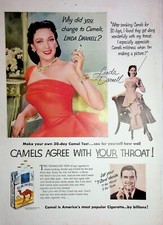 Original Camel Ad: Camels is America's most popular Cigarette by billions 