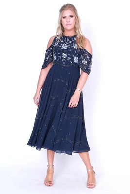 asos navy dress wedding