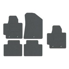 Velours Fußmatten für Kia Soul II Bj. 2014 – 2019 Automatten NEU GRAU PREM 4+1