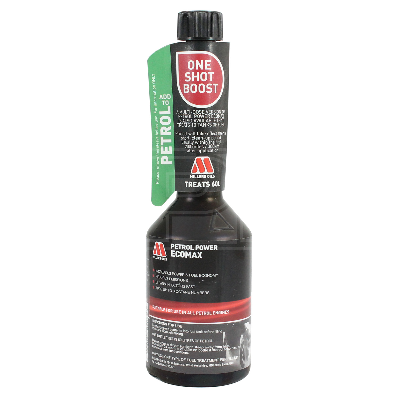 Millers Oils Petrol Power Fuel Treatment Additive One Shot Boost 250ml 5024081620723 eBay
