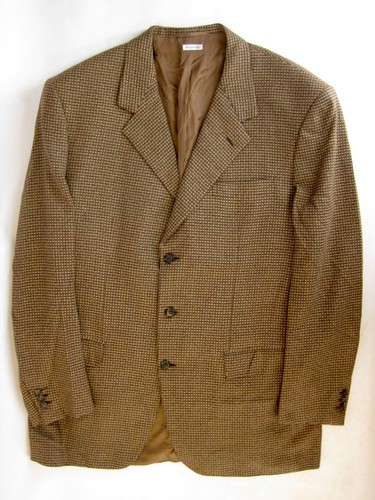 Brioni Cashmere Wool Brown Flecked 