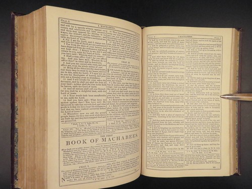 1852 BELFAST Bible Catholic DOUAY English Douai Bishop Crolly Armagh IRELAND - Picture 12 of 21