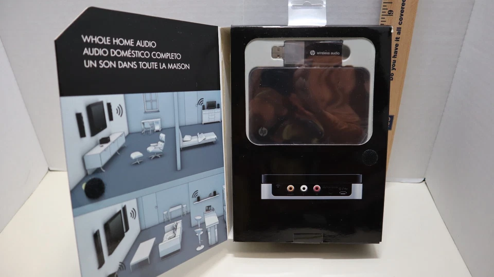 HP Wireless Audio Transmitter Receiver Kit Stream Music to Speakers Open Box - Image 2 of 4