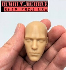 1/6 Unpainted Male Head Sculpt For 12" Hot Toys TBLeague PHICEN Male Figure☆USA☆