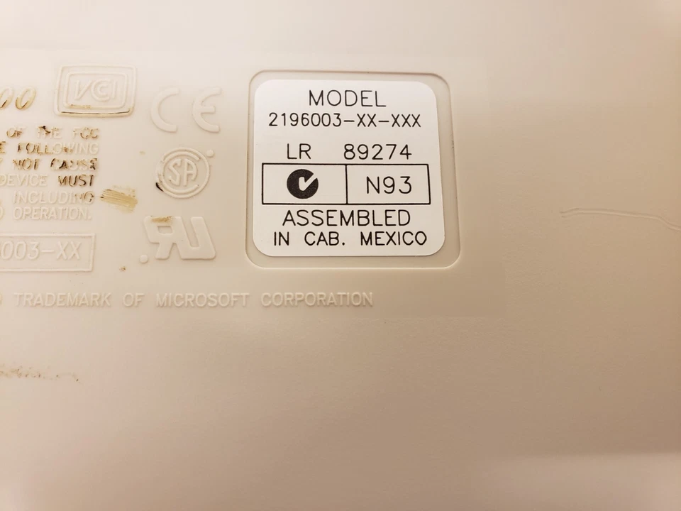 Maxi interruptor mecánico de teclado Gateway 2000 vintage PS/2 2196003-00-003 probado Foto 3 de 4
