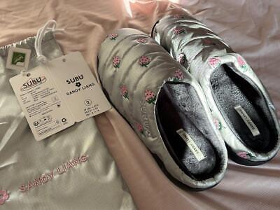 SANDY LIANG X SUBU SLIPPERS IN CHROME Kawaii Shoes Japan SANDY LIANG X SUBU SLIPPERS IN CHROME Kawaii Shoes Japan