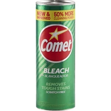 Comet with Bleach Powder All-Purpose Cleaner Deodorizer Stain Remover 21 oz