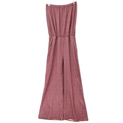 Exist NWOT Women's Strapless Printed Jumpsuit Sz M