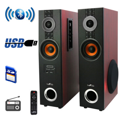 Stereo System With Lights BeFree Sound Channel Bluetooth
