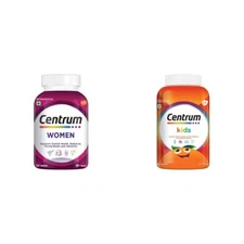 Centrum Multivitamin For Women with Biotin + Centrum Multivitamin for Kids