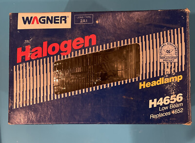 NEW Wagner H4656 Lighting Products Headlight Bulb Low Beam Halogen Headlamp 