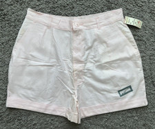 Vintage Puma Shorts Women's Size Large Pink High Waist 3.5" Cotton Ladies NEW