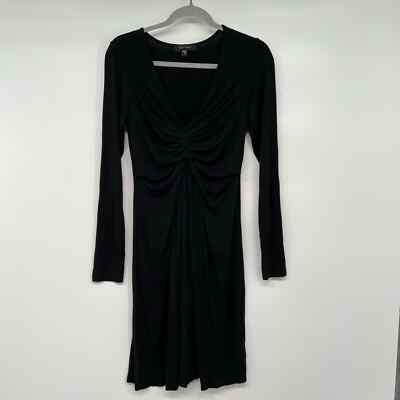 slim fit dress slacks Karen Kane Sleeveless Fit & Flare Dress Black L / Black main image 1