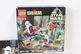 LEGO 7128 System Star Wars Speeder Bikes Complete With Box And Manual USED
