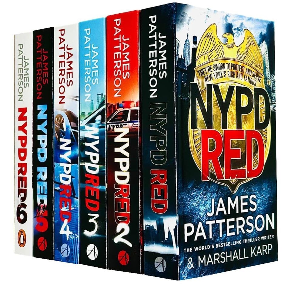James Patterson NYPD Red Collection 6 Books Set Paperback