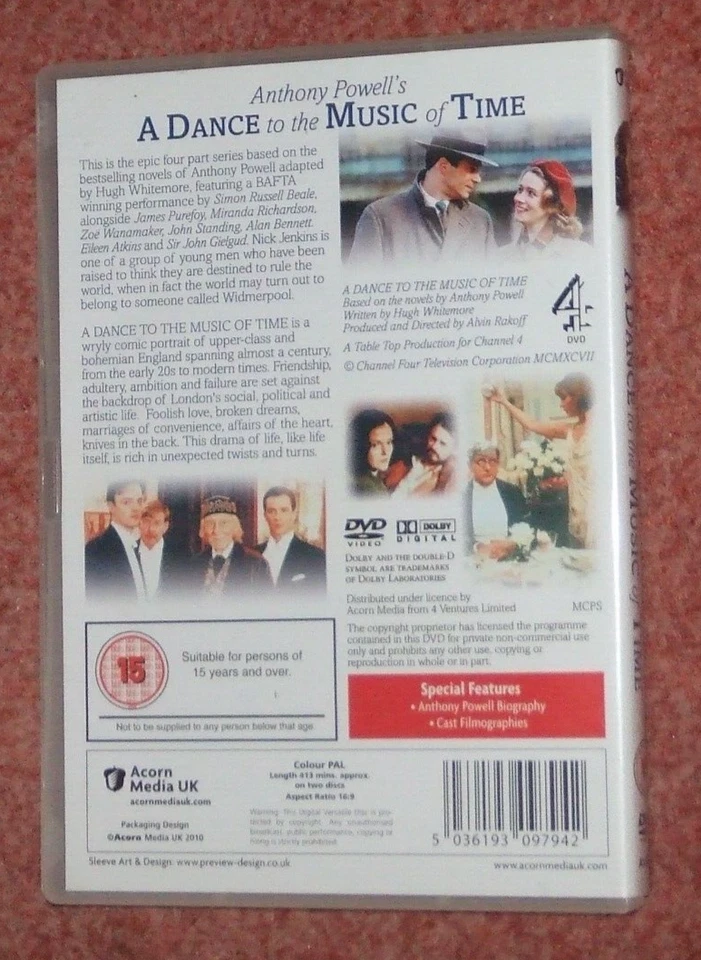A Dance To The Music Of Time (1997) Period Drama Mini Series Adaptation - Image 3 of 3