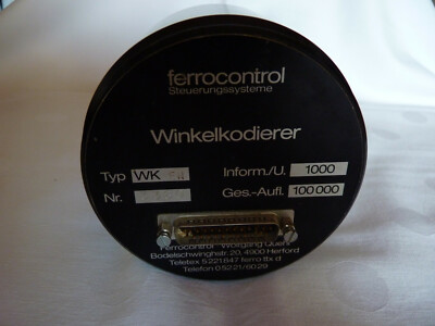 Ferrocontrol Typ WK EN Nr. 3380 Winkelkodierer Drehgeber