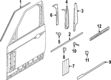Genuine Land-Rover Side Molding LR177829