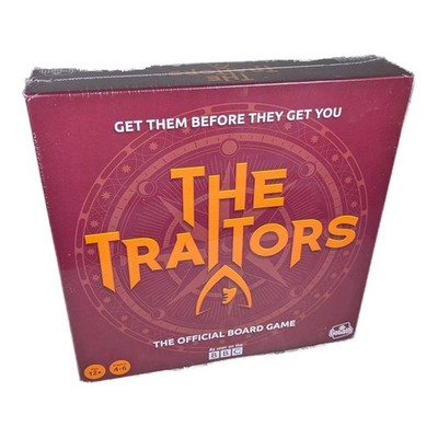 The Traitors offizielles Brettspiel BBC brandneu versiegelt UK Edition Familienspaß Spiel