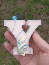 Michel  Company Disney Winnie The Pooh Letter "Y" With Piglet Vtg Nursery Read
