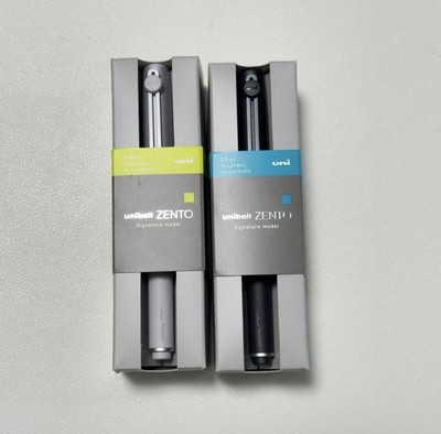 Mitsubishi Pencil Uniball ZENTO Signature Model Black Silver Set