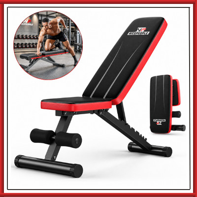 Foldable Dumbbell Bench Weight Training Fitness Incline Bench Adjustable Workout