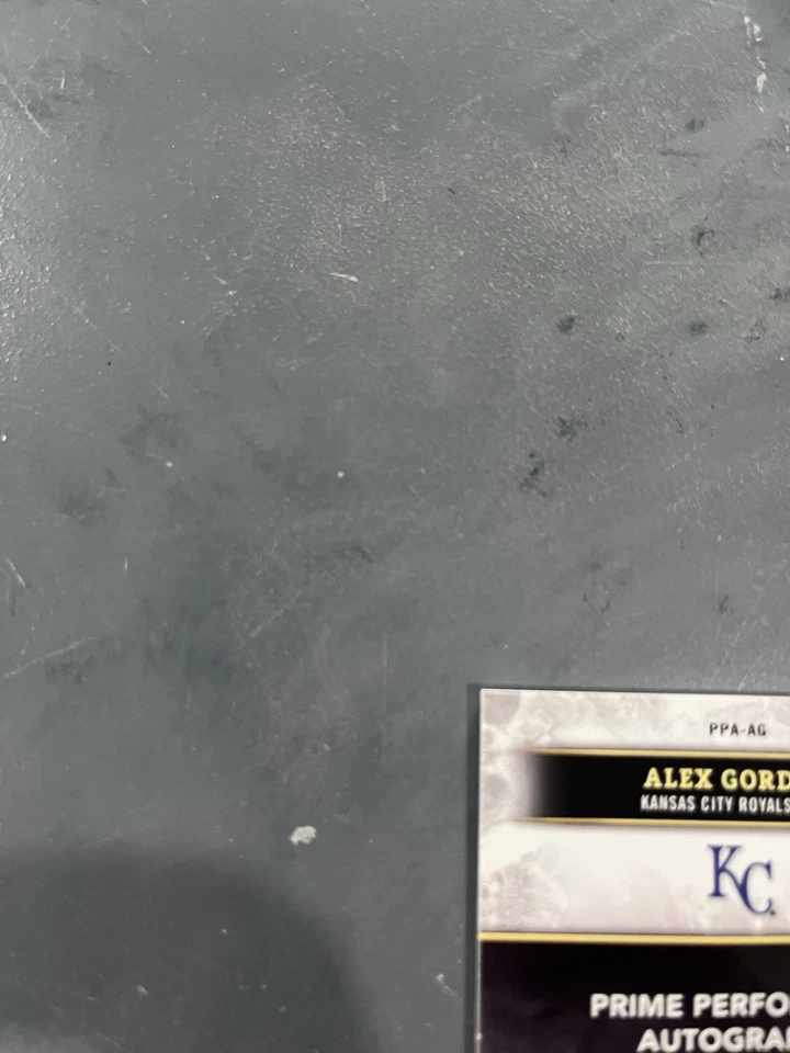 2025 Topps Tier One - Alex Gordon Prime Performers Auto /249 Kansas City Royals - Imagem 4 de 4