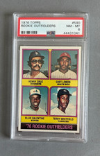 1976 Topps #590 Chet Lemon RC PSA 8 NM-MT Detroit Tigers