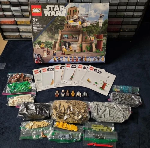 LEGO Star Wars 75365 Yavin 4 Rebel Base – Complete Build, Box & Manual