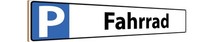 Holzschild 10X46 Cm Fahrrad Parkplatzschild Deko Geschenk Holz Schild