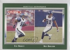 2006 Topps Total DJ Hackett Nate Burleson #109 00ah