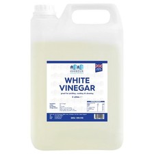 1x 5L White Vinegar Distilled for Glass Cleaning Cooking Pickling Stain Remover 1.40 per litre