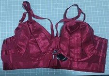 NWT New Torrid Red Satin Strappy Bra Plus Sz 2 Long Line Bralette