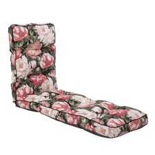 PATIO Auflage für Liegestuhl 180 cm Modena Flocke/Lena Lounger Blumenmuster rosa