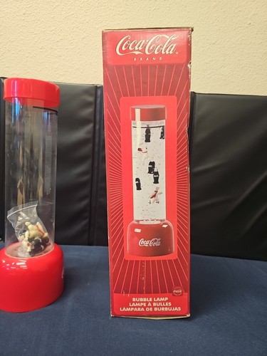 Lampada a bolle Coca-Cola vintage con orsi polari e bottiglie di coca cola - 14” con scatola rara - Foto 10 di 10