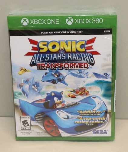 Sonic & All-Stars Racing Transformed XBOX ONE 360 Brand New Sealed 010086680638